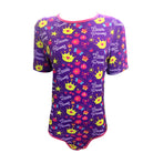 Purple Princess Adult Onesie with Size Chart for Cute Playful Style - onesie