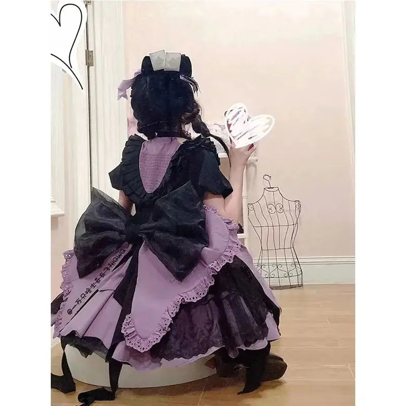 Purple Spade Lolita Dress for Enchanting Evening Looks - dress