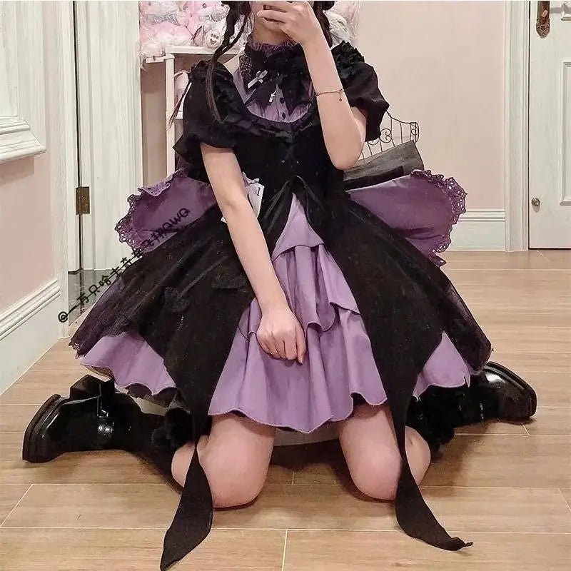 Purple Spade Lolita Dress for Enchanting Evening Looks - Cosparty