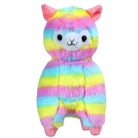 Rainbow Alpaca Plush with Keychain Strap for Cuteness on the Go - Cosparty