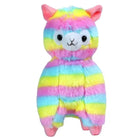 Rainbow Alpaca Plush with Keychain Strap for Cuteness on the Go - plush