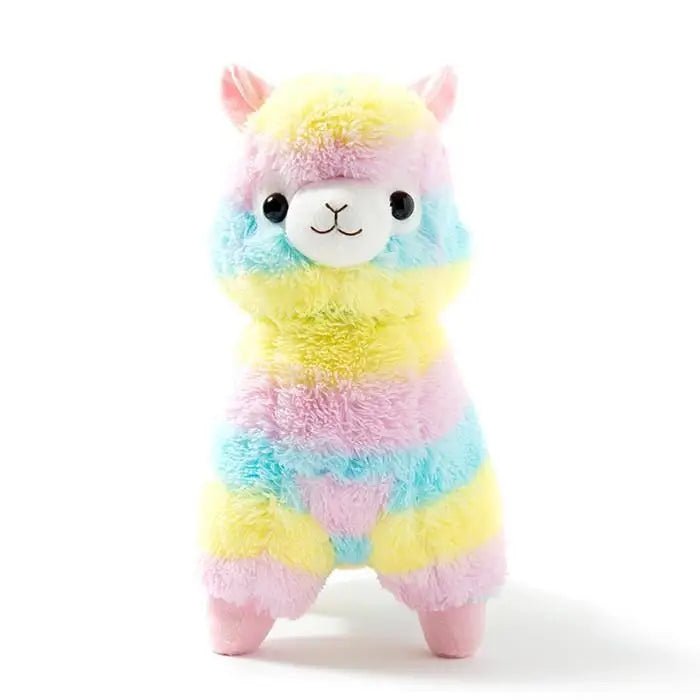 Rainbow Alpaca Plushies for Stress Relief and Adorable Comfort - Cosparty