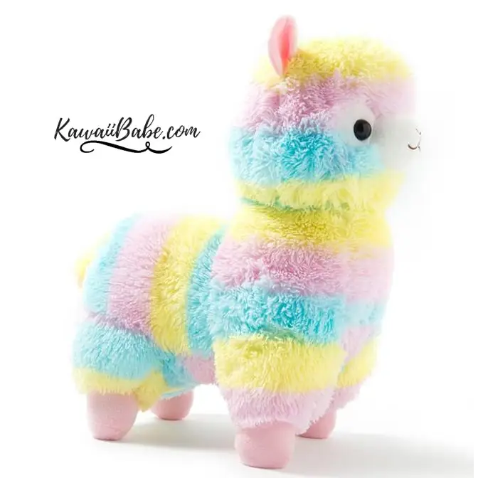 Rainbow Alpaca Plushies for Stress Relief and Adorable Comfort - Alpaca