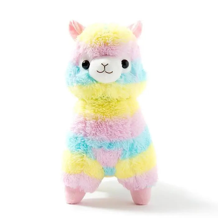 Rainbow Alpaca Plushies for Stress Relief and Adorable Comfort - Alpaca