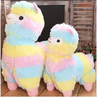 Rainbow Alpaca Plushies for Stress Relief and Adorable Comfort - Alpaca