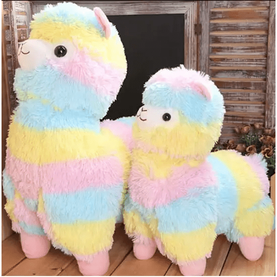 Rainbow Alpaca Plushies for Stress Relief and Adorable Comfort - Cosparty