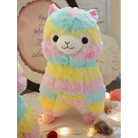 Rainbow Alpaca Plushies for Stress Relief and Adorable Comfort - Alpaca