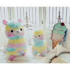 Rainbow Alpaca Plush - 17cm - Alpaca