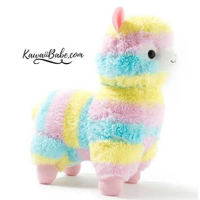 Rainbow Alpaca Plushies for Stress Relief and Adorable Comfort - Cosparty