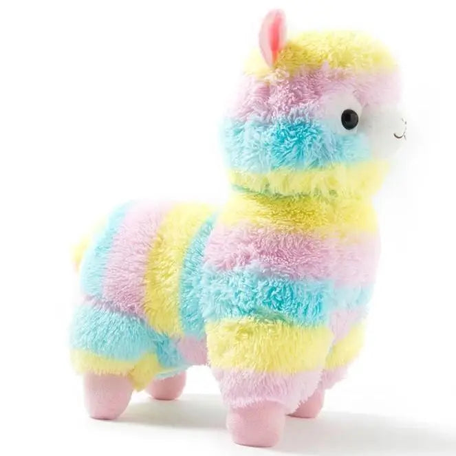 Rainbow Alpaca Plushies for Stress Relief and Adorable Comfort - Alpaca