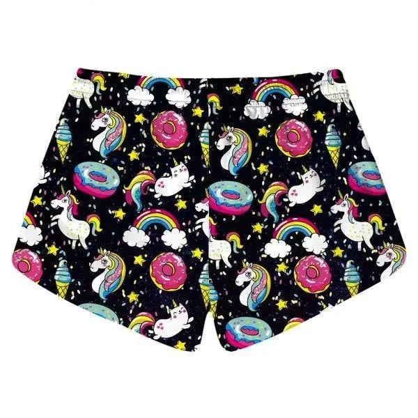 Rainbow Explosion Shorts for Summer Fun and Activities - shorts