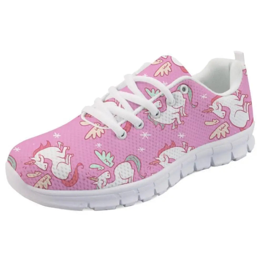 Rainbow Unicorn Running Shoes in Candy Colors - shoes