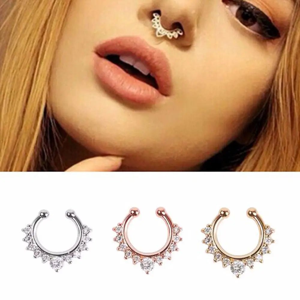Realistic Septum Nose Rings for a Stylish Piercing Look - Cosparty