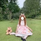 Red Bunny Parade Traditional JSK Lolita Dress for Girly Girls - Cosparty