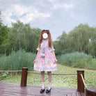 Red Bunny Parade Traditional JSK Lolita Dress for Girly Girls - dresses