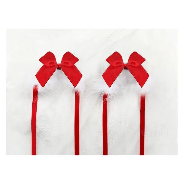 Reindeer Inspired Tutu Lingerie Set with Fur Trim and Antlers - Cosparty