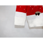 Reindeer Knit Christmas Crewneck Sweater for Holiday Cheer - Cosparty