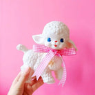 Retro Baby Lamb Rubber Toy for Vintage Cosparty Fun - toys