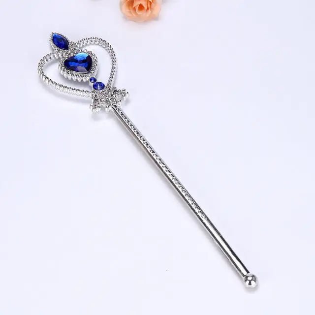 Rhinestone Embellished Gemstone Princess Tiara - Cosparty