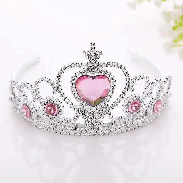 Rhinestone Embellished Gemstone Princess Tiara - Cosparty