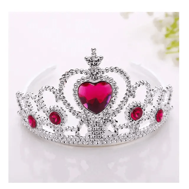 Rhinestone Embellished Gemstone Princess Tiara - Cosparty