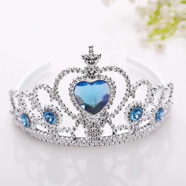 Rhinestone Embellished Gemstone Princess Tiara - Cosparty