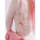 Ribbed Knit Cardigan Top for Angelcore and Fairycore Styles - shirt