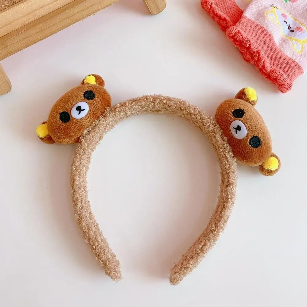 Kuma Headband - Brown - baby bun, bear ears, bunnies, bunny rabbit, furry