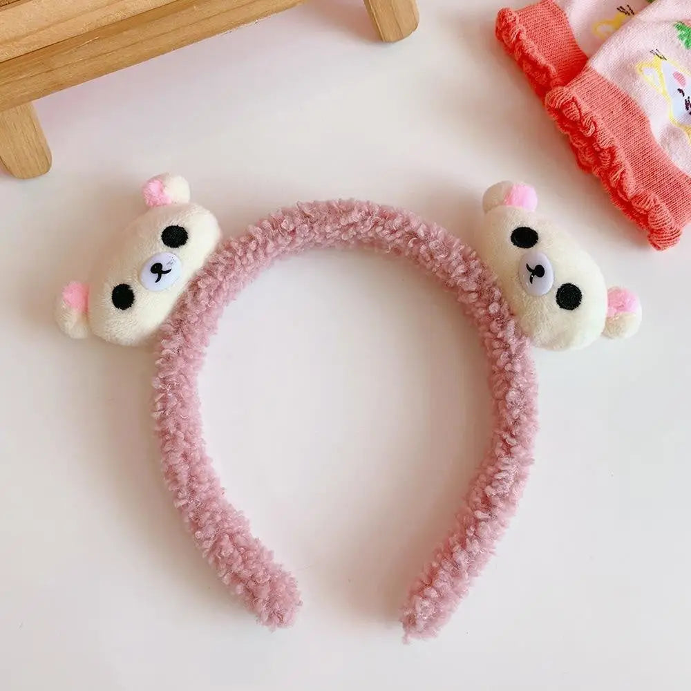 Kuma Headband - Rose - baby bun, bear ears, bunnies, bunny rabbit, furry