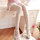 Rose Bud and Floral Embellished Nylon Leggings - Leggings