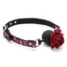 Rose Flower Ball Gag for Stylish BDSM Play - Cosparty