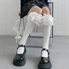 Ruffled Knee Socks for a Cute Kawaii and Fairycore Look - socks