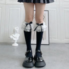 Ruffled Knee Socks for a Cute Kawaii and Fairycore Look - socks