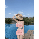 Ruffled Pink Princess Lingerie Set for Kawaii Beach Parties - Cosparty
