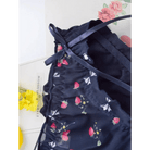 Ruffled Strawberry Patterned Underwear with Lace Trim and Ribbons - Cosparty