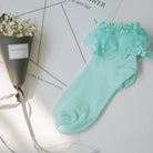 Ruffled Trim Ankle Socks for a Cute and Flirty Touch - Cosparty
