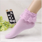 Ruffled Trim Ankle Socks for a Cute and Flirty Touch - Cosparty