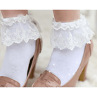Ruffled Trim Ankle Socks for a Cute and Flirty Touch - Cosparty