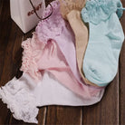 Ruffled Trim Ankle Socks for a Cute and Flirty Touch - socks