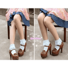 Ruffled Trim Ankle Socks for a Cute and Flirty Touch - Cosparty