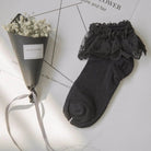 Ruffled Trim Ankle Socks for a Cute and Flirty Touch - Cosparty