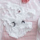Ruffled White Kitten Panties for Neko Cuties - Cosparty
