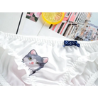 Ruffled White Kitten Panties for Neko Cuties - underwear