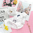 Ruffled White Kitten Panties for Neko Cuties - Cosparty