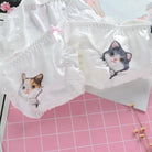 Ruffled White Kitten Panties for Neko Cuties - Cosparty