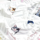 Ruffled White Kitten Panties for Neko Cuties - Cosparty