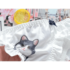 Ruffled White Kitten Panties for Neko Cuties - Cosparty