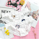 Ruffled White Kitten Panties for Neko Cuties - underwear