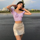 Rustic Country Baby Crop Sweetheart Button - Up Top In Stock - Cosparty