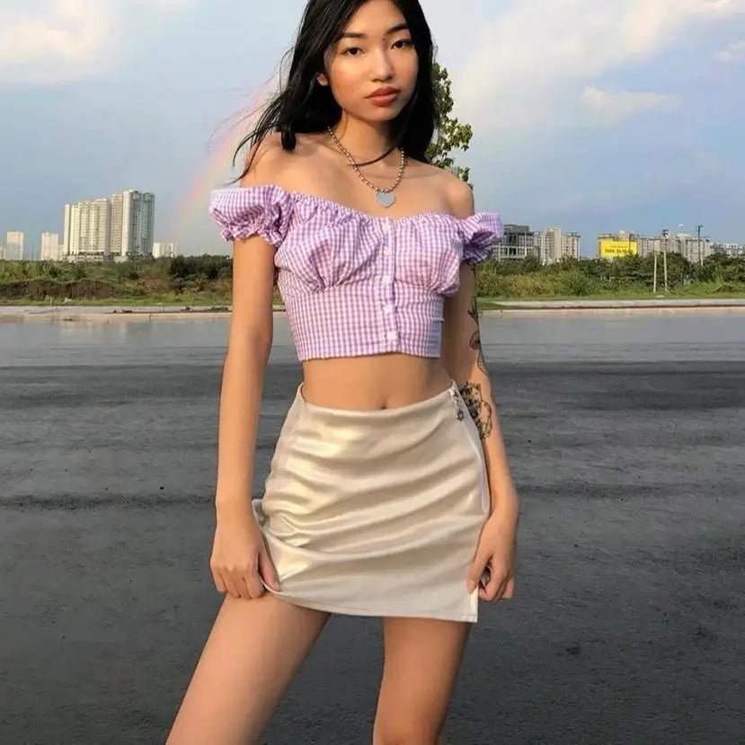 Rustic Country Baby Crop Sweetheart Button - Up Top In Stock - Cosparty